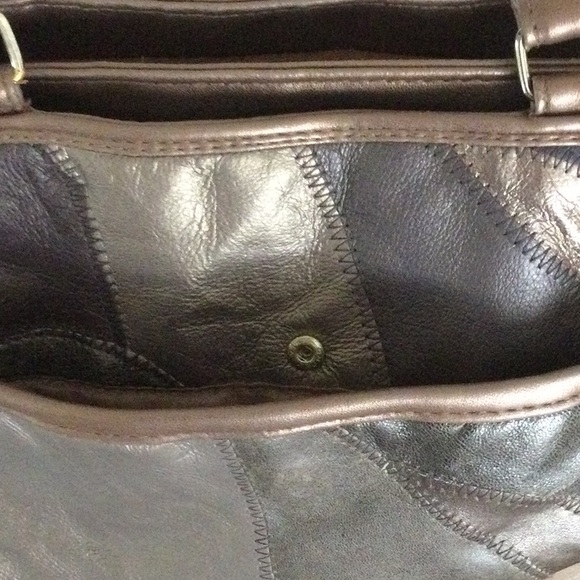 🎖️Unbranded Patchwork Leather Shoulder Bag - Picture 7 of 16